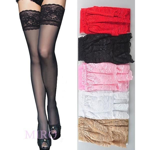 すべり止めレースのついたガーターストッキング ST-2132 - メルカリ