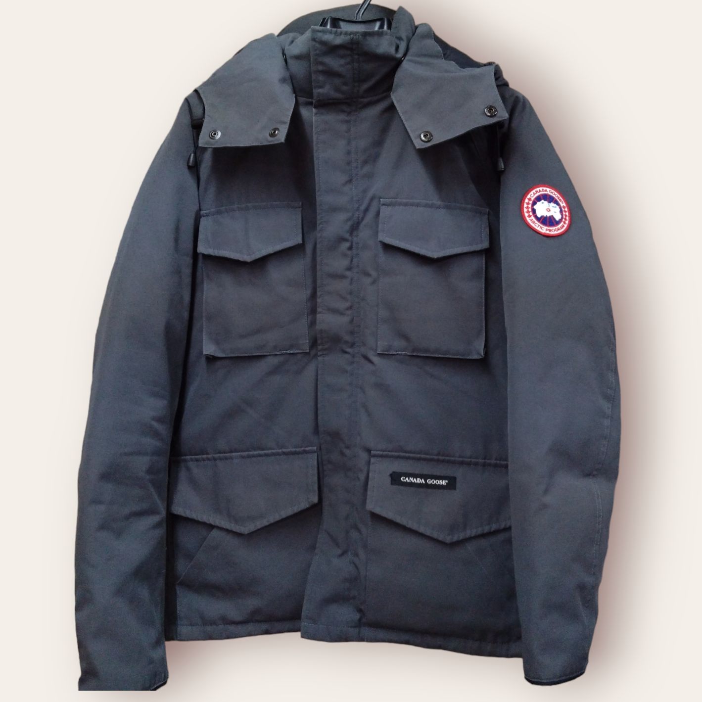 16 CANADA GOOSE カナダグース KAMLOOPS カムループス ダウン グレー 