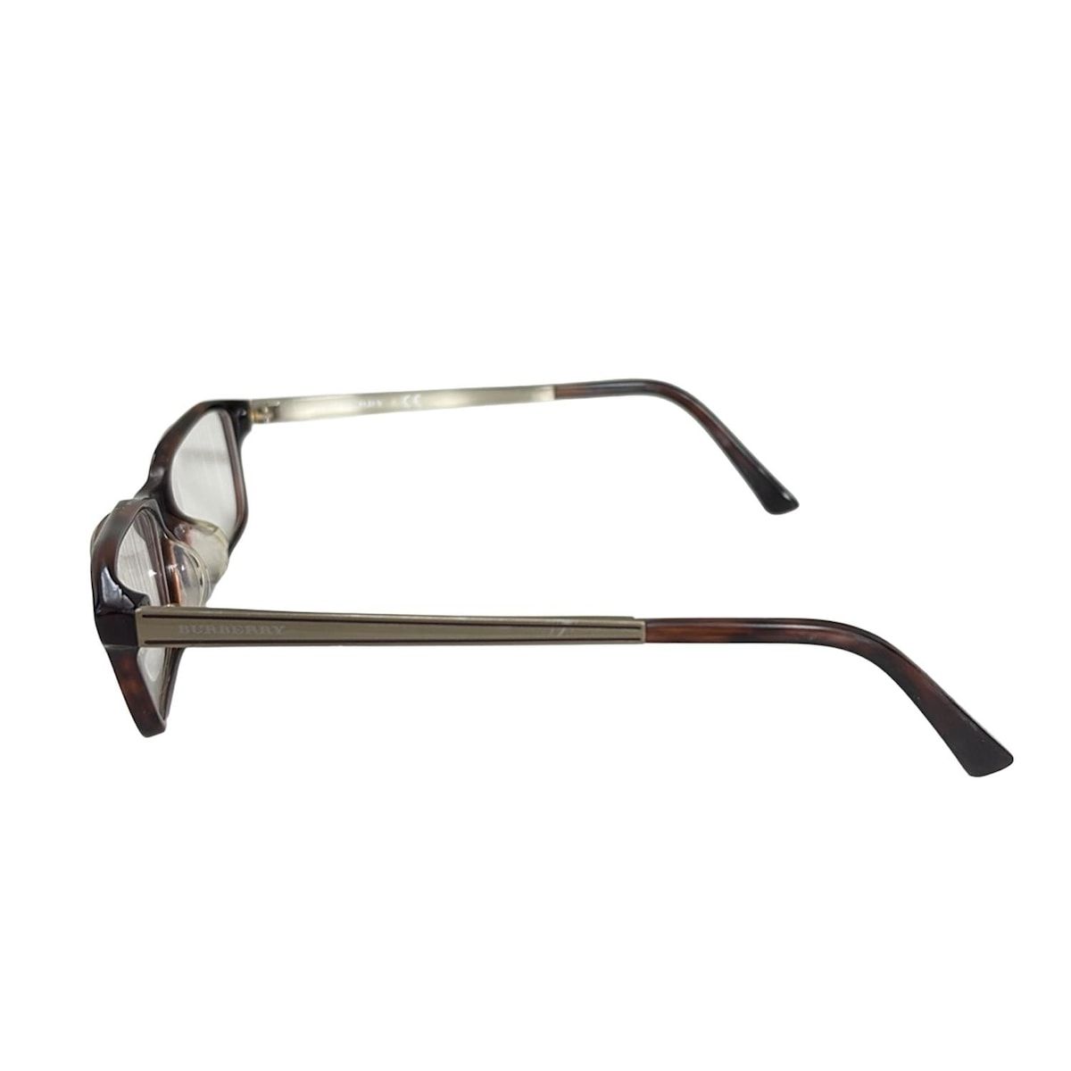 BURBERRY Burberry バーバリー メガネ - B2217D ダークブラウン×クリア×マルチ べっ甲 度入り