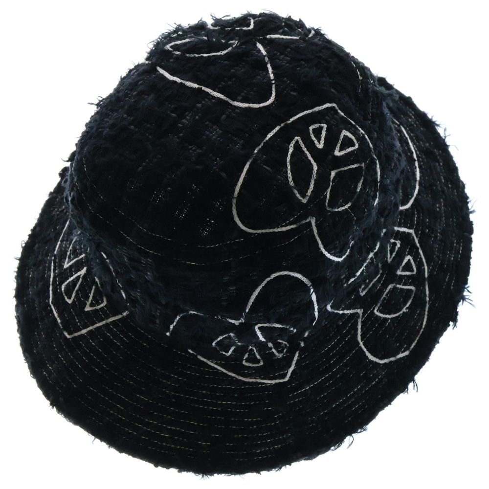 READY MADE (レディメイド) TWEED BUCKET HAT/BLK ツイード