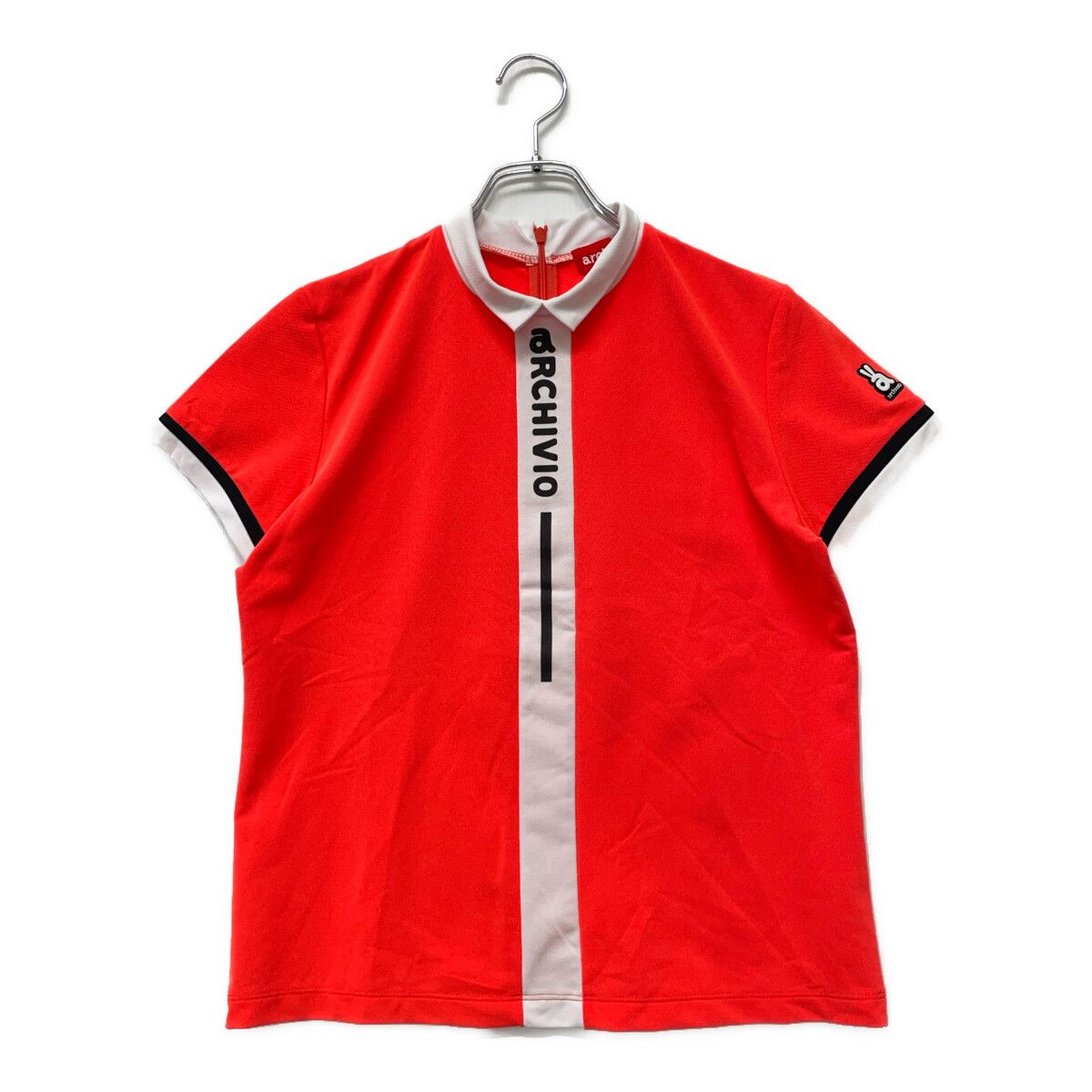 アルチビオarchivio 半袖　シャツ　オレンジ レディース アルチビオ archivio 半袖シャツ 40(L) オレンジ プルオーバー