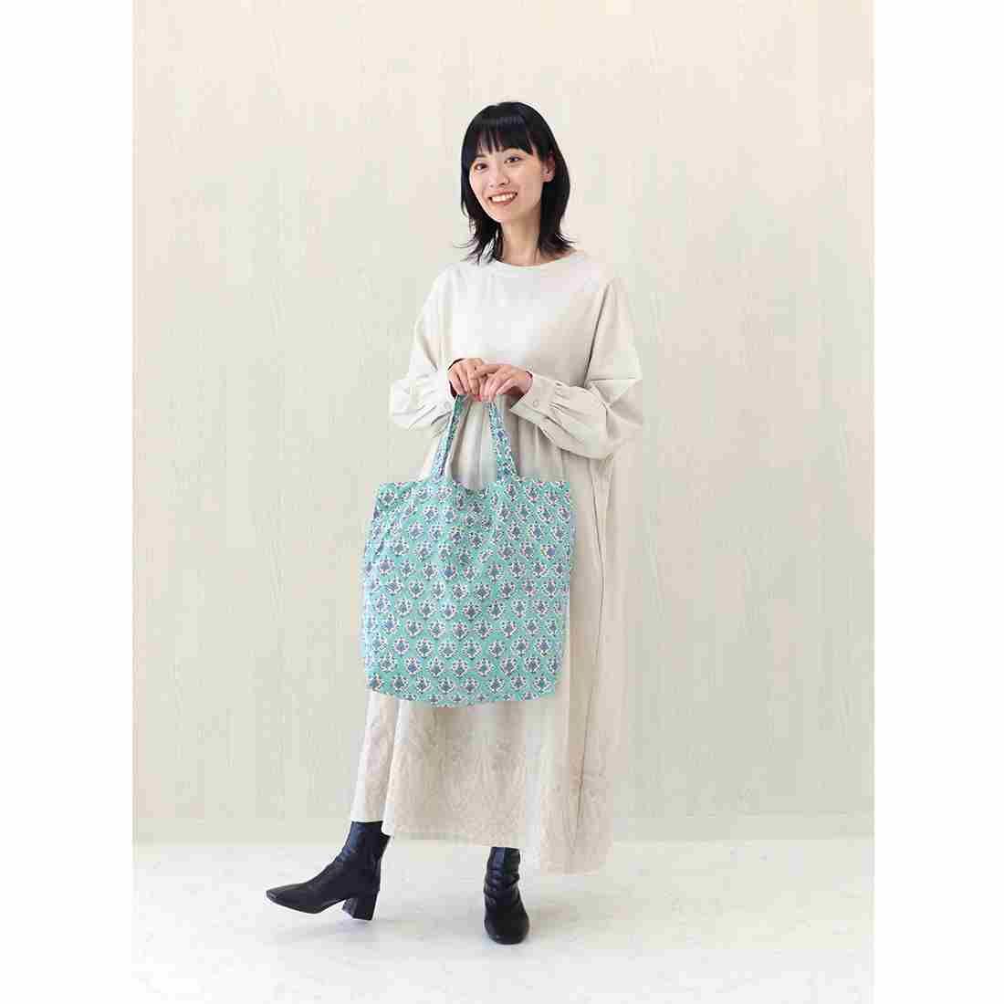 TMC 2ハンドルトートバッグ 11724-750 ブロックプリント - メルカリ