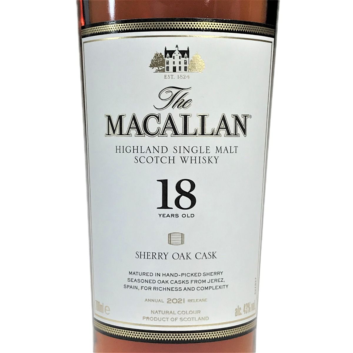 The MACALLAN マッカラン 18年 2021 シェリー オーク シングルモルト