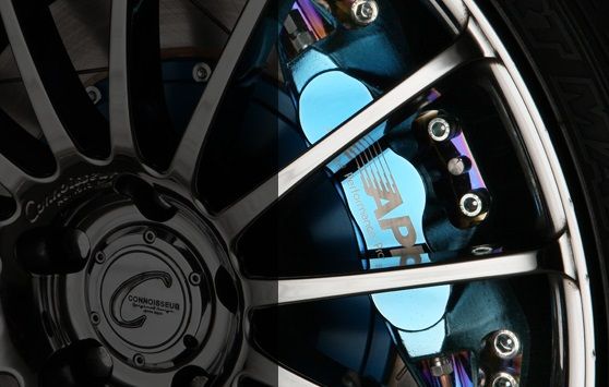 APP ブレーキキャリパーキット フロント トヨタ ノア AZR60G・AZR65G 耐熱粉体塗装(ブルー) 【ブレーキパッド：AP-8000】 WC43P-AZR60G