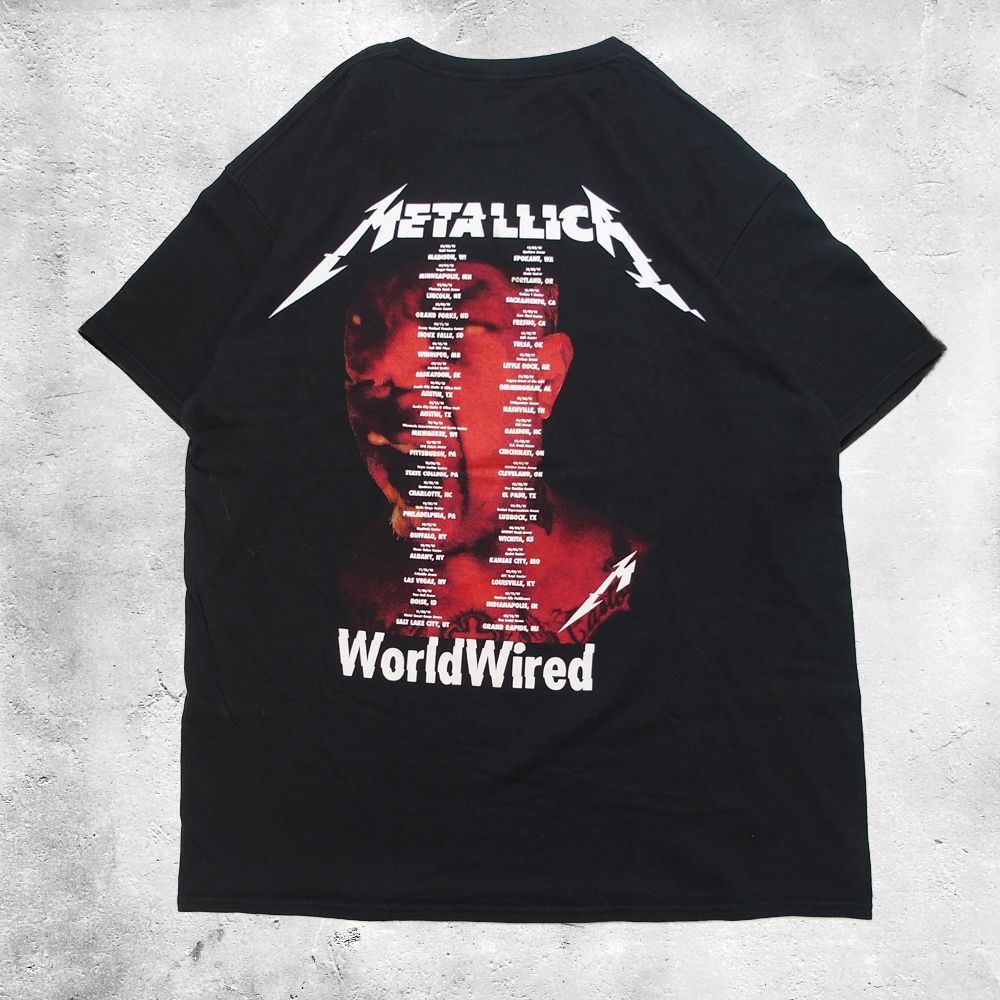 メタリカ Tシャツ METALICA バンドTシャツ WORLDWIRED TOUR