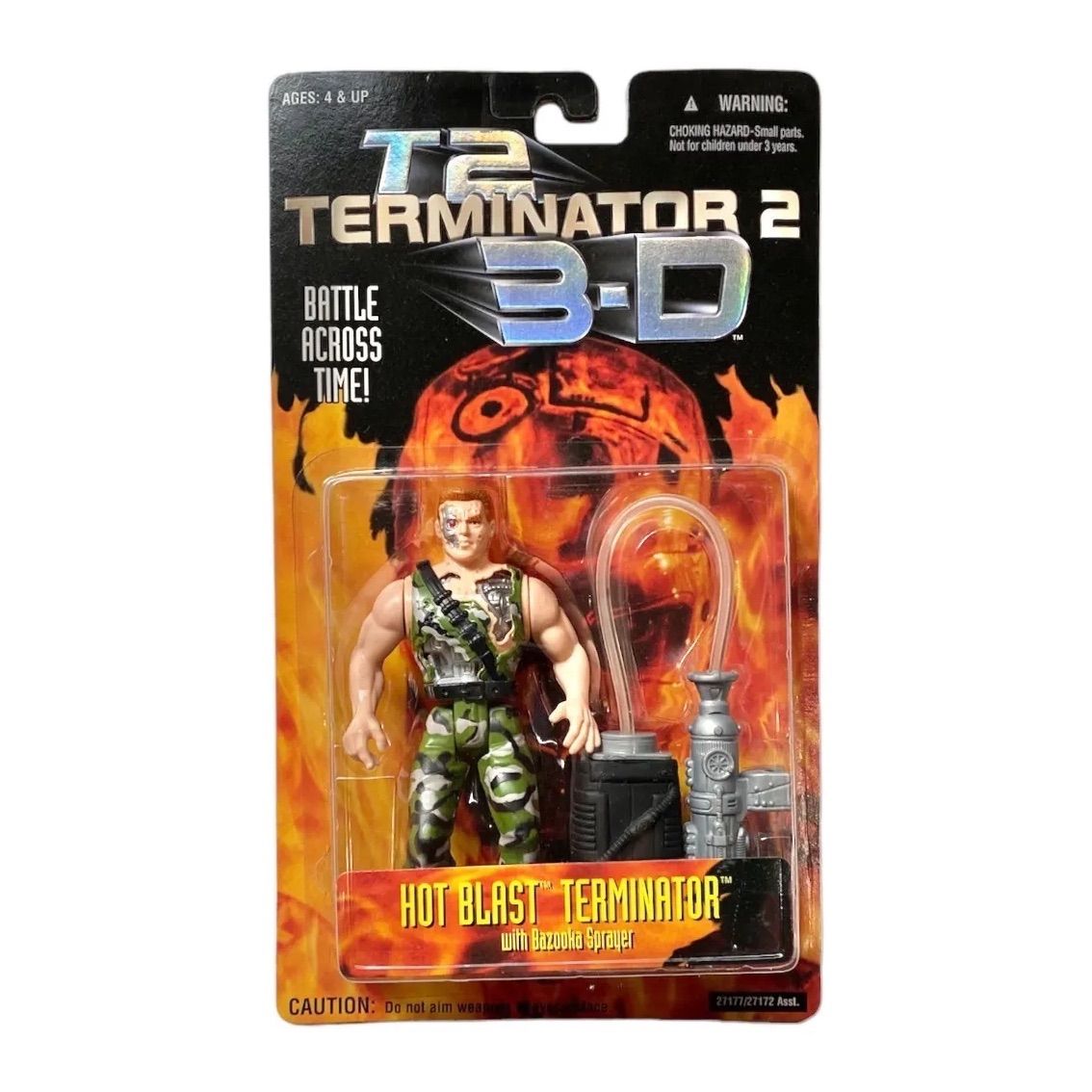 Terminator 2 Exploding T-1000 Action Figure With Blast Apart Action Kenner  NRFP