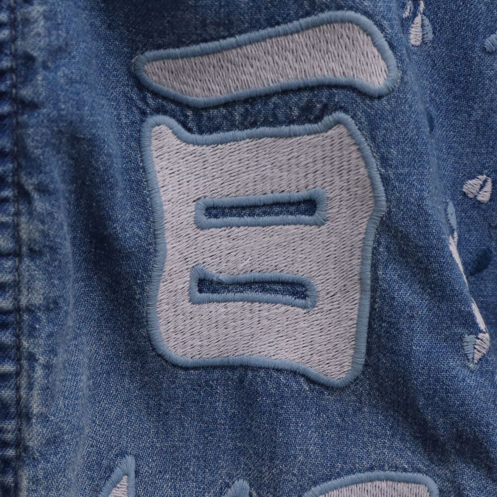 DIESEL (ディーゼル) デニム ジップアップ バック刺繍