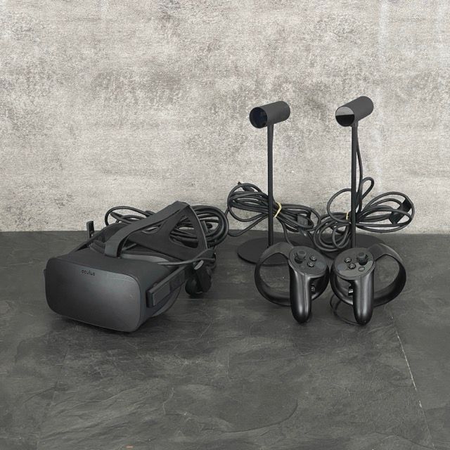 VRヘッドセット 【】動作保証  オキュラス リフト CV1 ブラック コントローラー センサーセット 3P-A / 513498