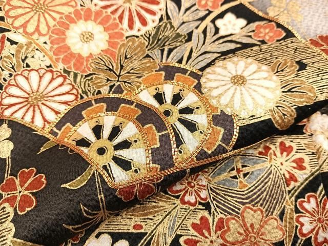 平和屋着物□訪問着 駒刺繍 枝垂れ桜 鳳凰地紙花文 暈し染め 金彩 正絹 逸品 BAAK2963gt - メルカリ