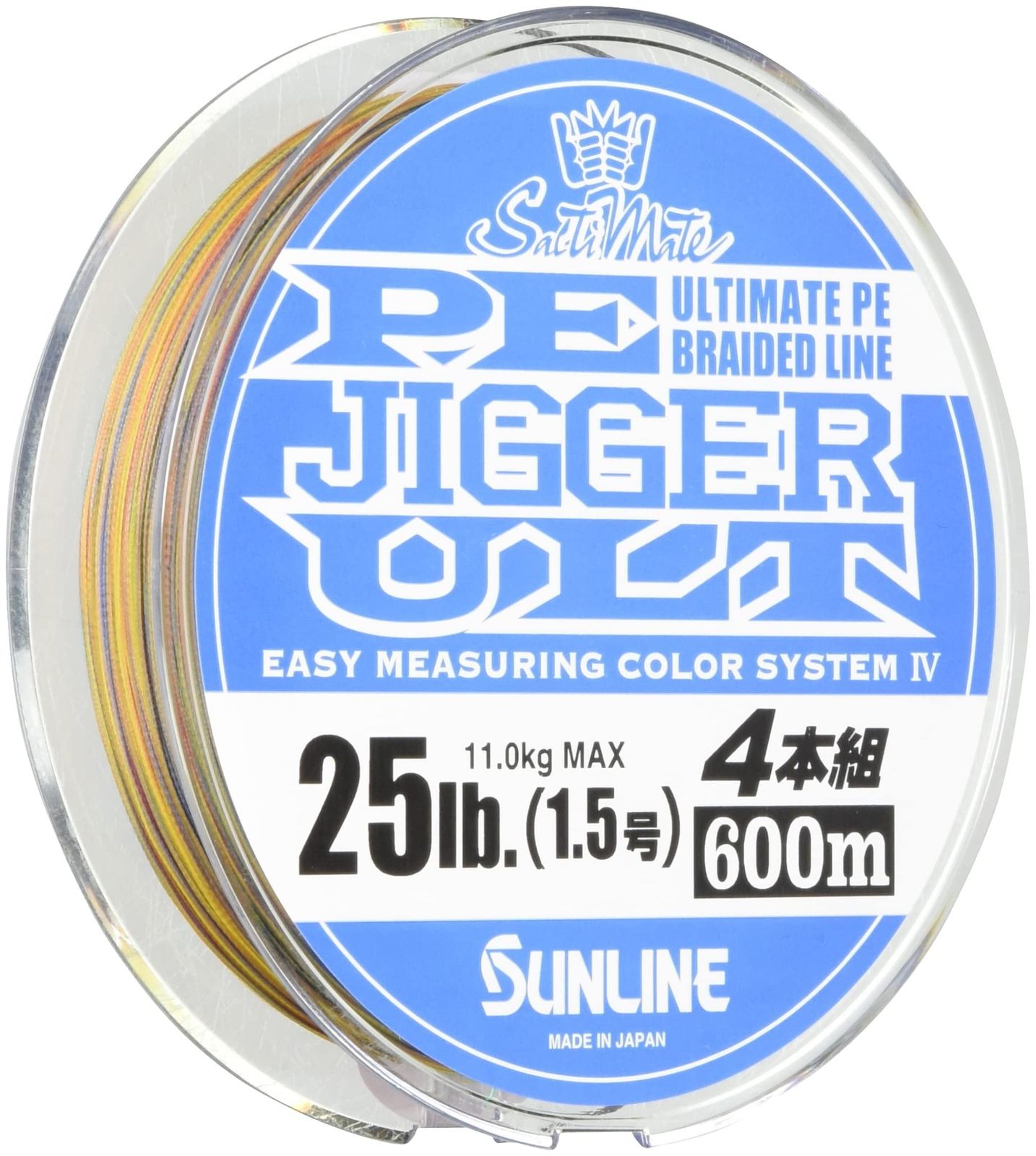 SUNLINE PE JIGGER ULT 600m 25lb 4本 サンライン サンライン(SUNLINE
