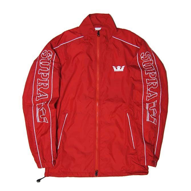Sサイズ SUPRA スープラ WIRED JACKET (RED) ナイロンジャケット 