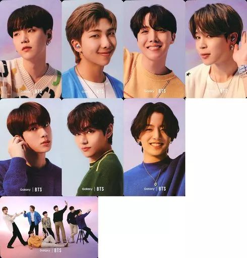 中古】キャラカード BTS(防弾少年団) フォトカード(8枚セット