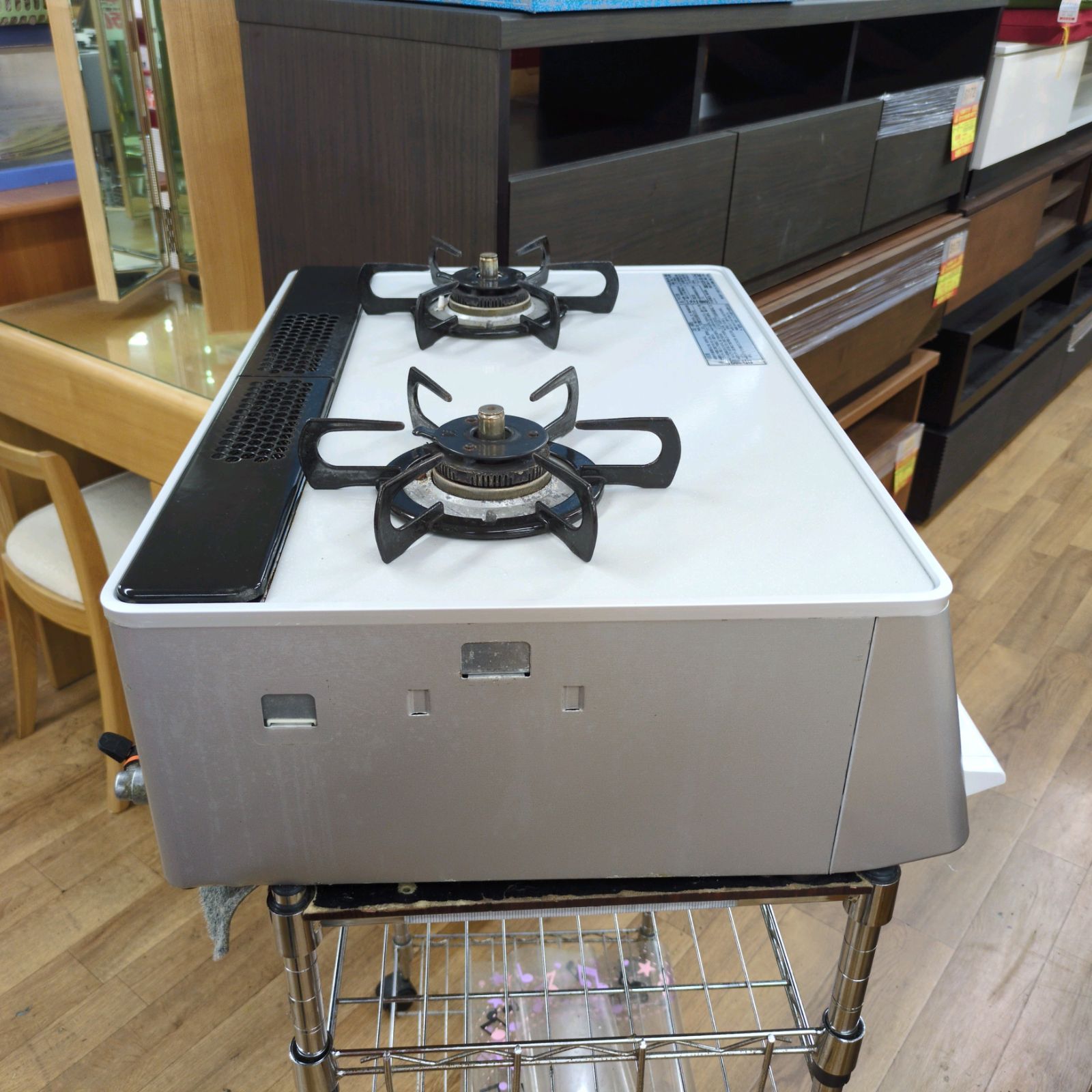 J577 ★2015年製★パロマ★LPガスコンロ★グランドシェフ★水無し両面焼きグリル J577 ☆2015年製☆パロマ☆LPガスコンロ☆グランドシェフ☆水無し両面