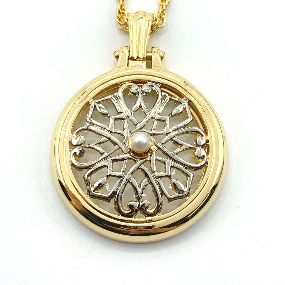 MIKIMOTO ミキモト ルーペネックレス ペンダント パール ゴールド