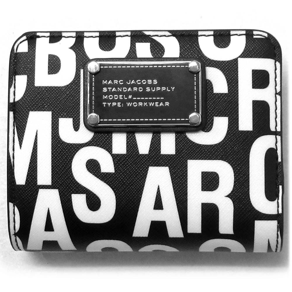 ♥ MARC JACOBS マークジェイコブス アウトレット 財布 シグネチャー ミニ コンパクト スモール ウォレット 二つ折り財布 4S4SMP009S02 005