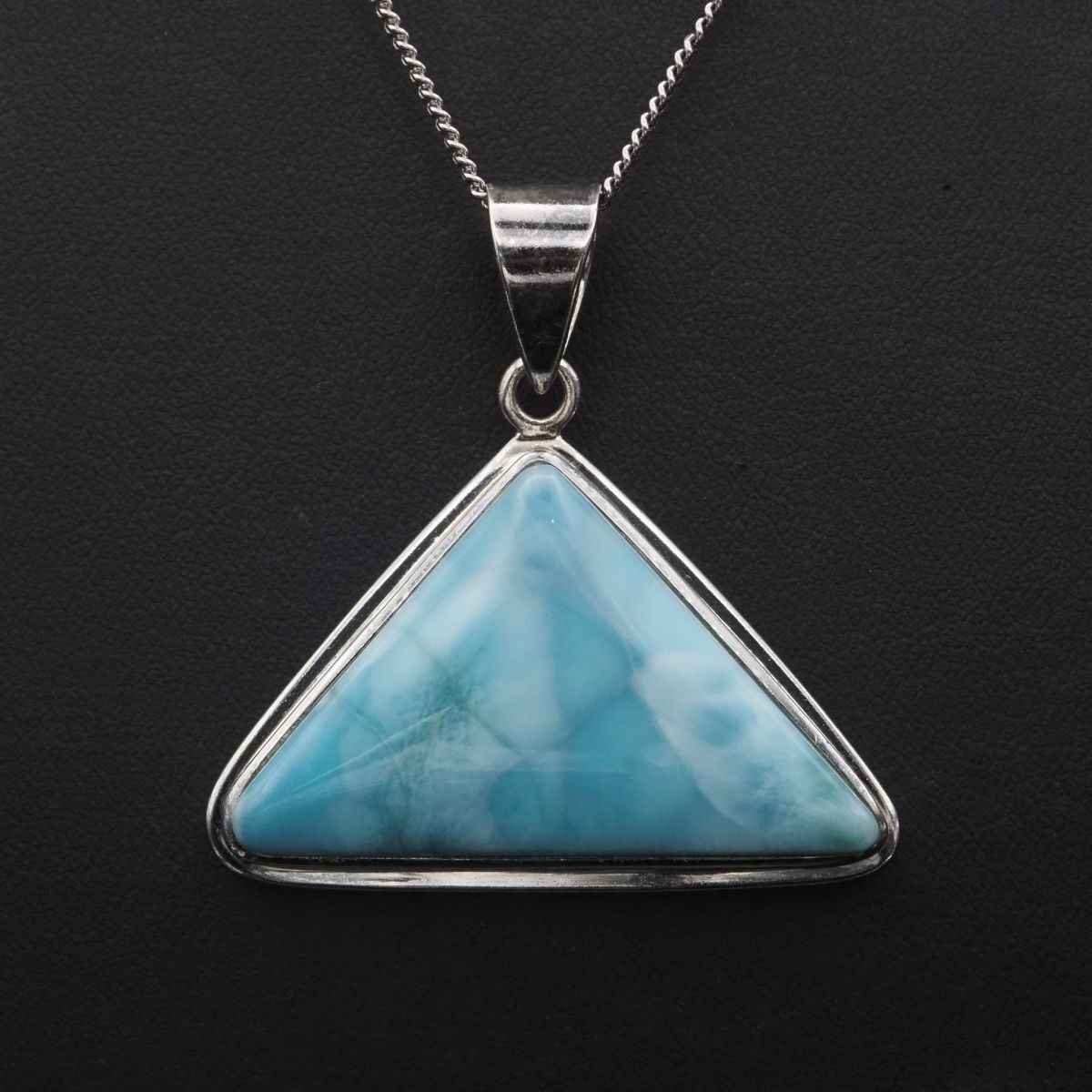 G747 ラリマー 925 VG刻印 ペンダント トップ デザイン シルバー チャーム ヘッド