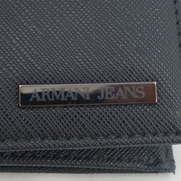 ARMANI JEANS / アルマーニ ジーンズ ◇二つ折り財布/ロゴ