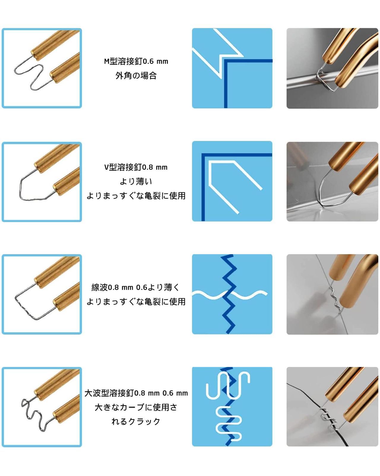 【再入荷】補修、100V-110V自動車 カープラスチック 50Wプラスチック溶接機、6種800本の溶接釘付きプラスチック溶接、高速加熱バンパー 溶接、バンパー補修キット、修理用補修機、プラスチック溶接機、PVC FUTRPOW 修理機、LED照明付き、収納ボ