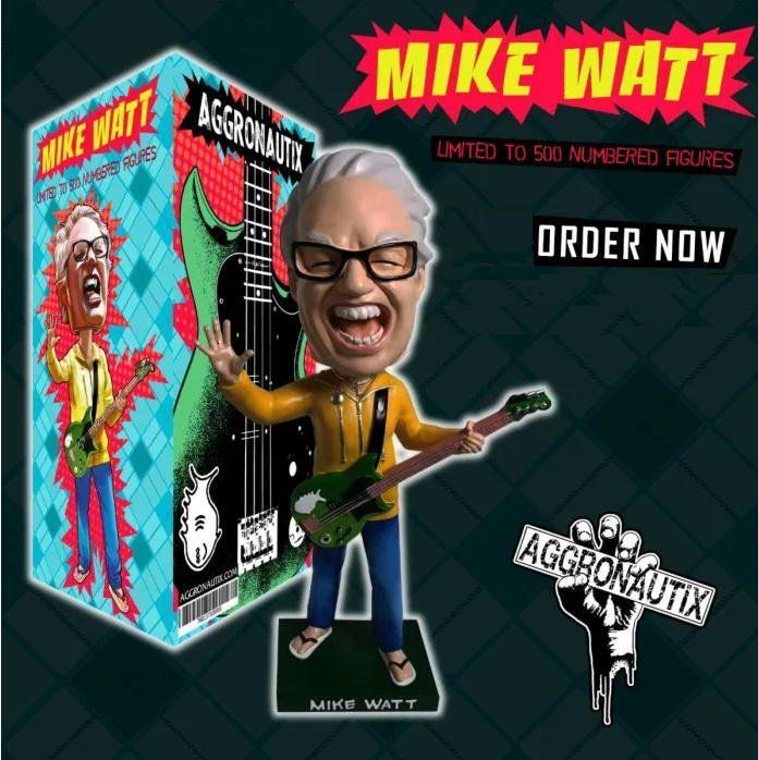 ミニットメン マイク ワット フィギュア Minutemen Mike Watt V2 首振り，正規品 Bobble Head