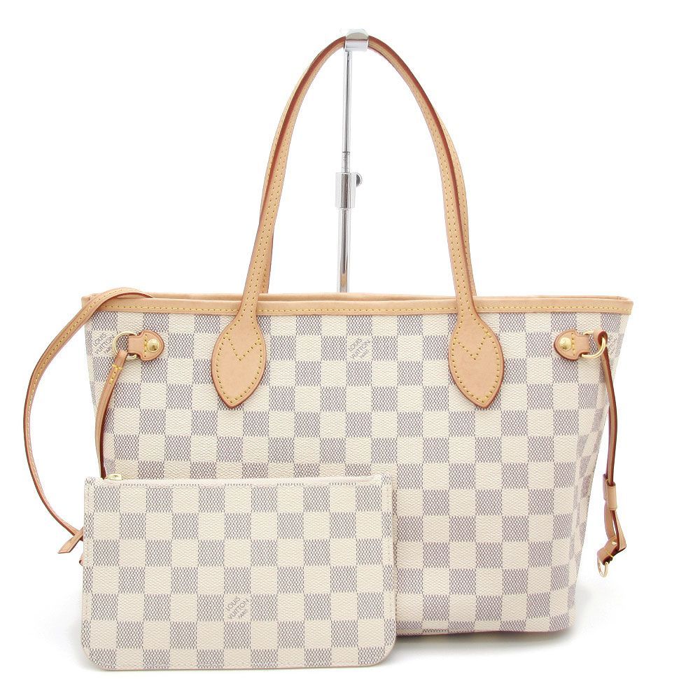 ルイヴィトントートバッグ　ダミエ　ネバーフル　PM 中古】 ルイ・ヴィトン LOUIS VUITTON ショルダーバッグ ダミエ