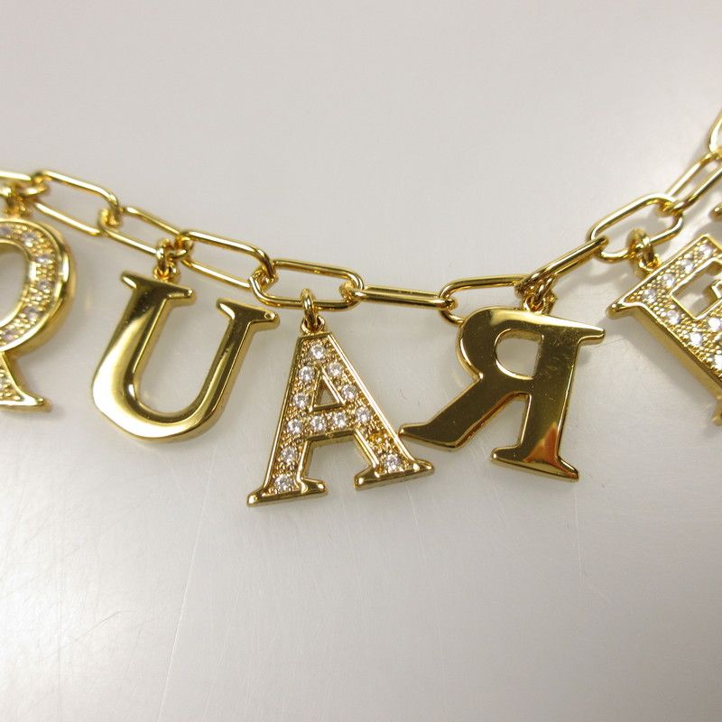 【値下げ中】DSQUARED2 ネックレス Logo Chokers ゴールド 姫路東店】 中古 DSQUARED2 | ディースクエアード ネックレス