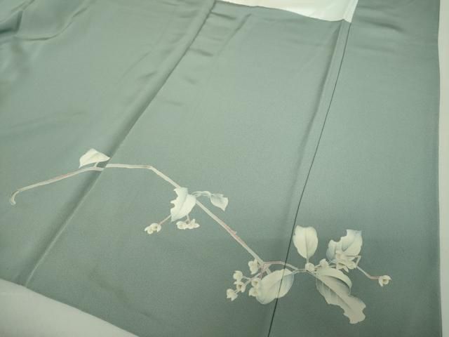 平和屋着物○京加賀糸目友禅作家 山崎巌 色留袖 舞花文 正絹