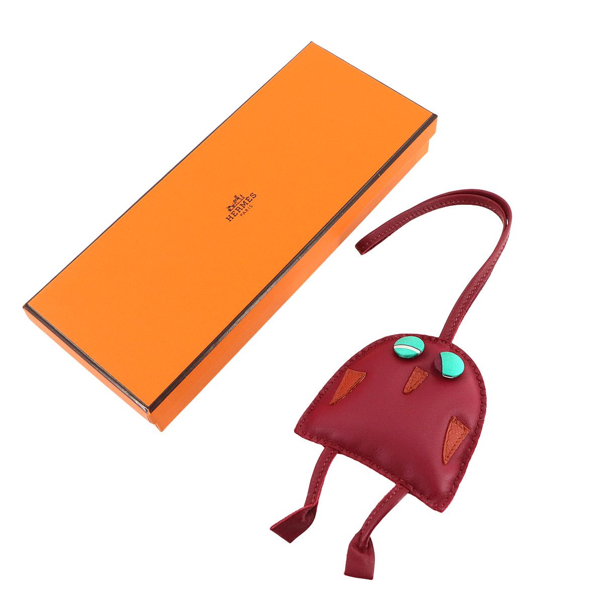 HERMESエルメス バッグチャーム プティアッシュ オウム 美品！ HERMES エルメス プティアッシュ バッグチャーム 