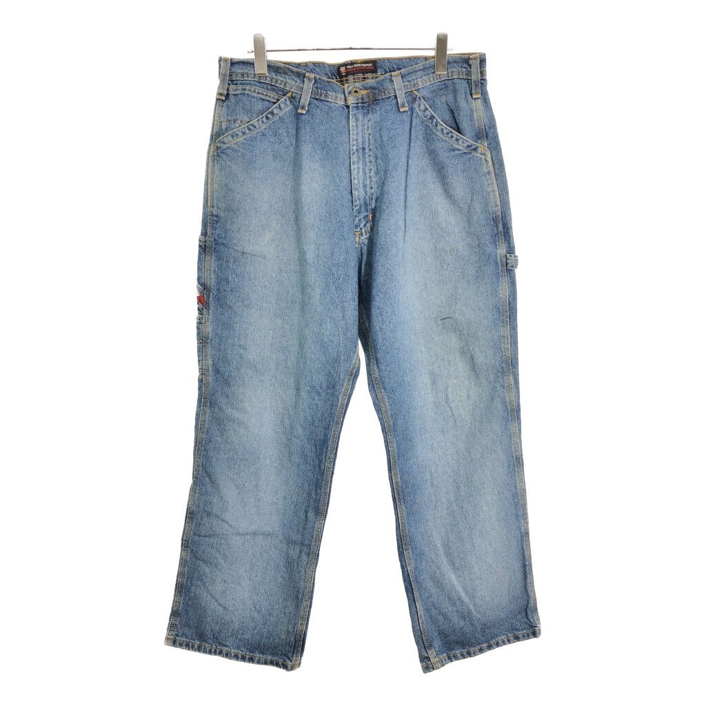 POLO JEANS ポロジーンズ ラルフローレン デニム ペインターパンツ ブルー メンズ W34 L30 古着 V3315