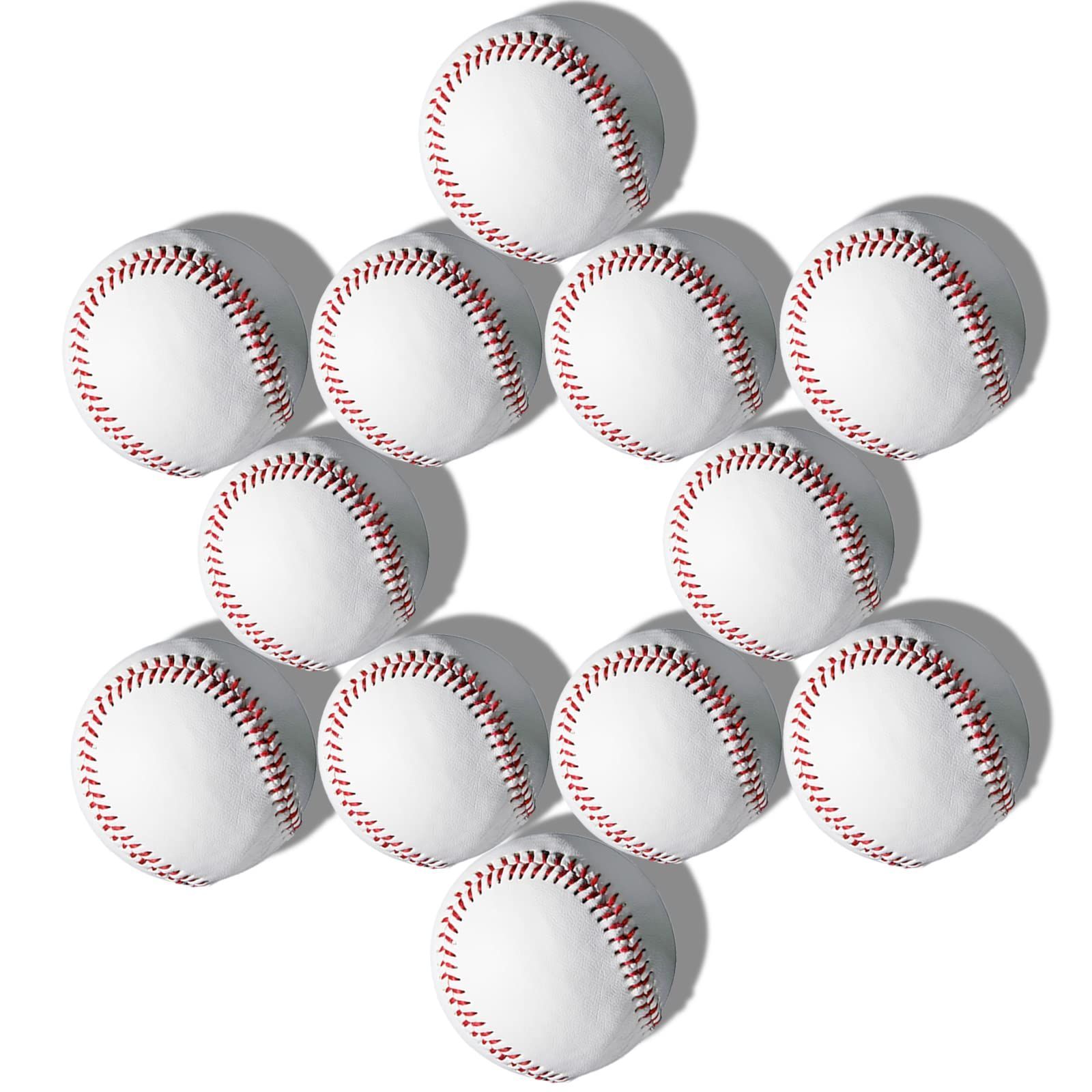 新着商品】YANYODO 野球ボール 硬式野球 練習球 12球入り レーニング