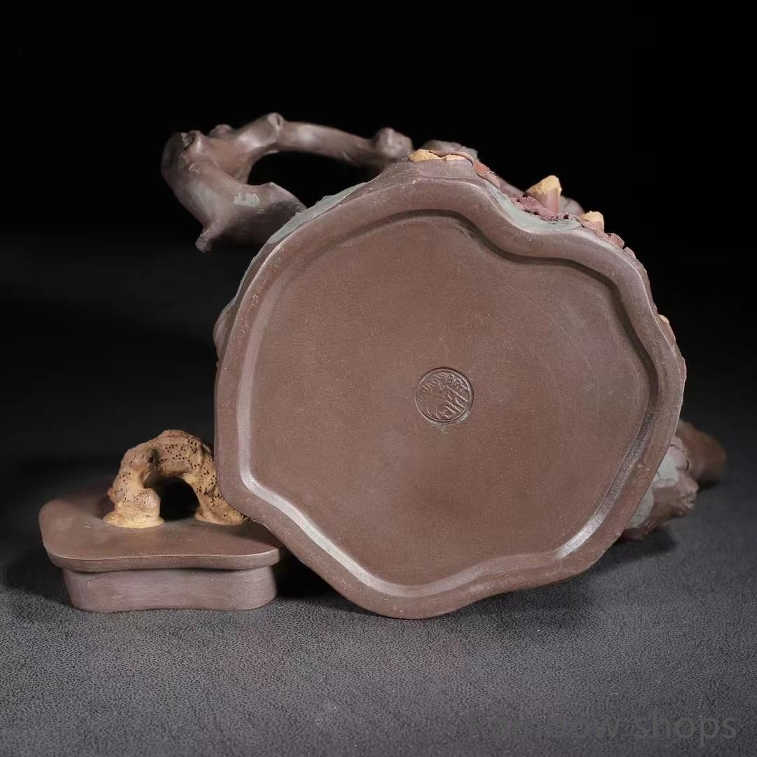 樹??紫砂壺?底款