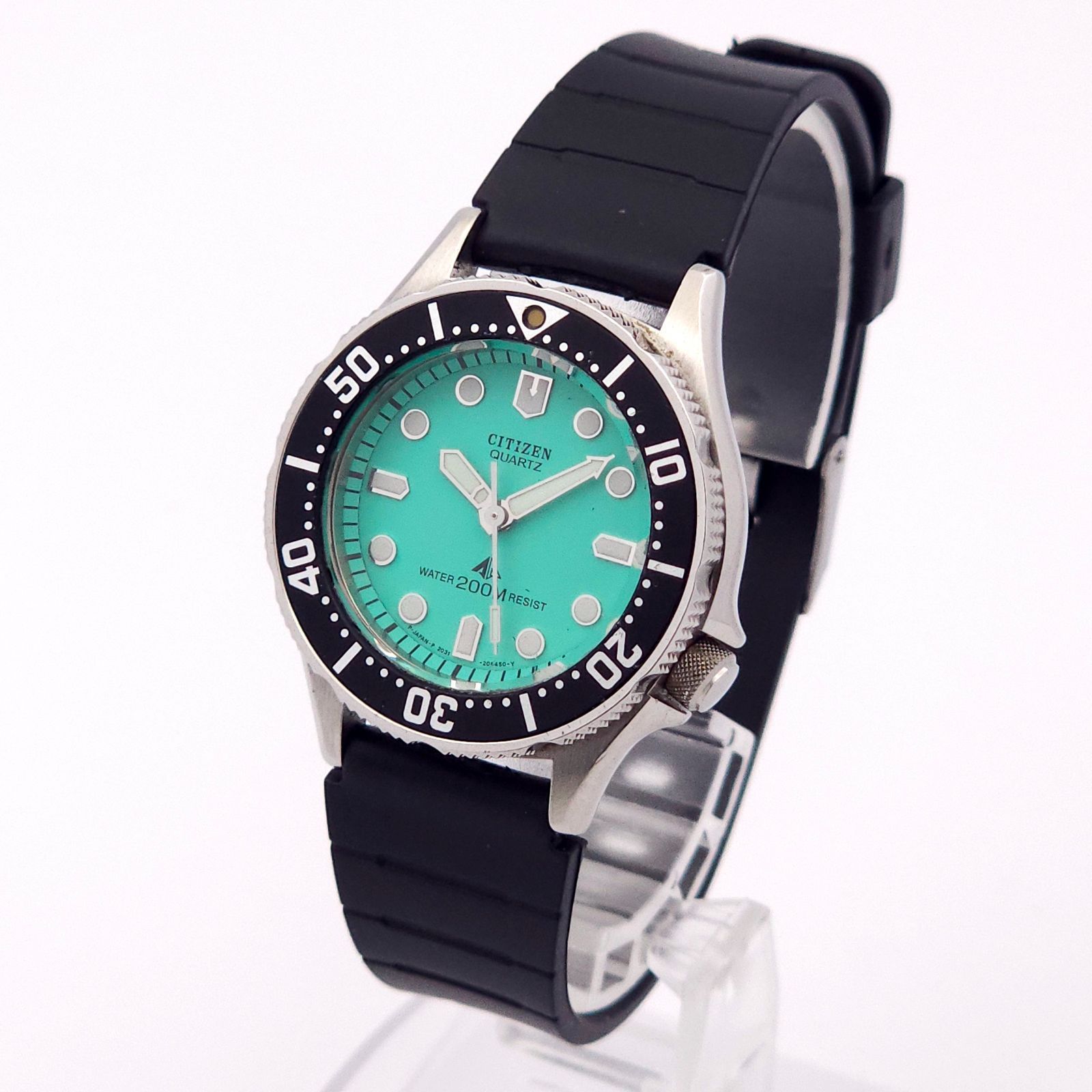 CITIZEN　シチズン　ダイバー腕時計　2031-204140　ミントグリーン CITIZEN - シチズン ダイバー 2031-204140 ミントグリーン文字盤