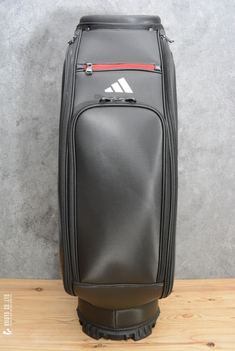 【美品】 アディダス キャディバッグ スリーバー 9.5型 4分割 9.5型 4分割】アディダス adidas スリーバー ダイナミック キャディ