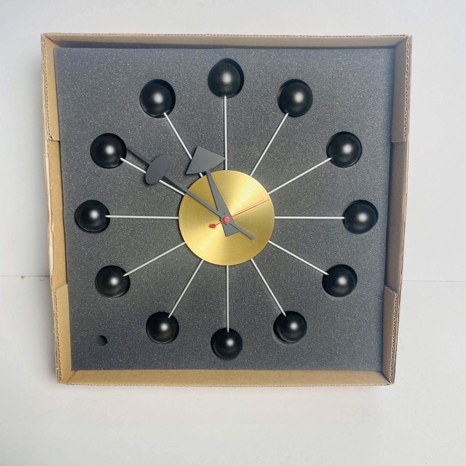 ジョージネルソン ボールクロック ブラック 黒 真鍮 Nelson George