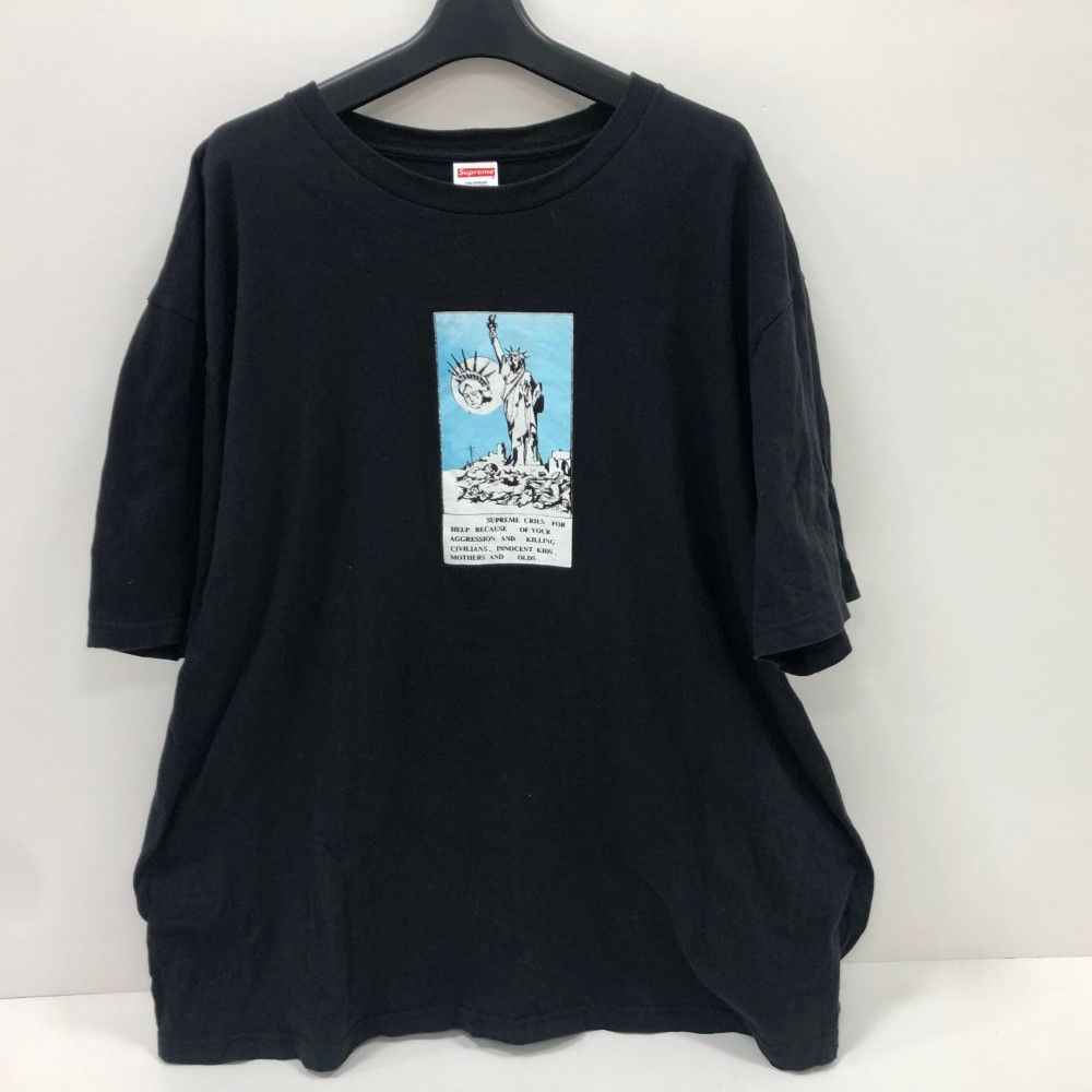 07w17922 Supreme シュプリーム 24AW Liverty Tee Tシャツ ブラック 黒 サイズ XL  半袖Ｔシャツ  【中古品】