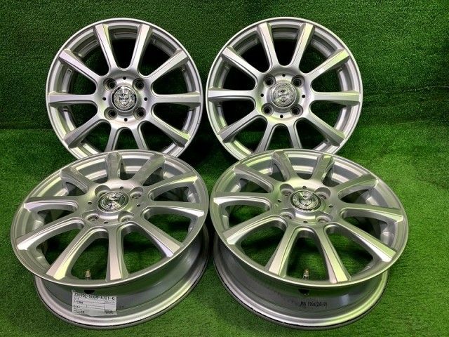社外 ジョーカー 14ｲﾝﾁ 4.5J 4穴 4本 100 +45 社外アルミシルバー14