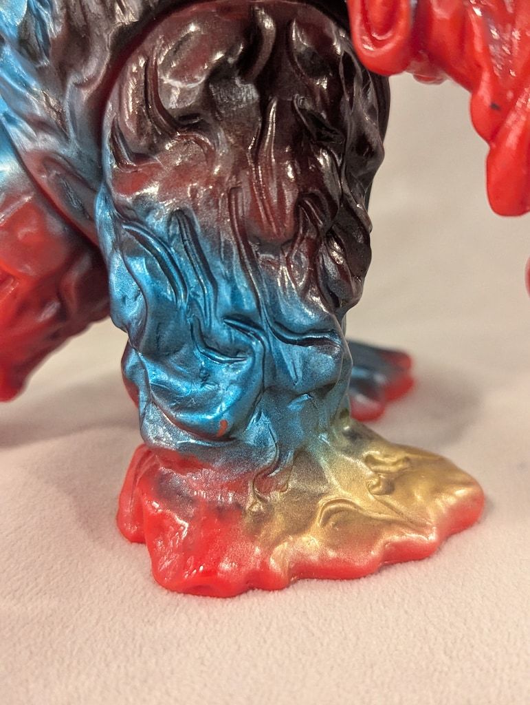 世紀の大怪獣　マーミット ヘドラ　水中期　 ピンク成型 青/黒/赤塗装　開封品 世紀の大怪獣 マーミット ヘドラ 水中期 ピンク成型 青/黒/赤