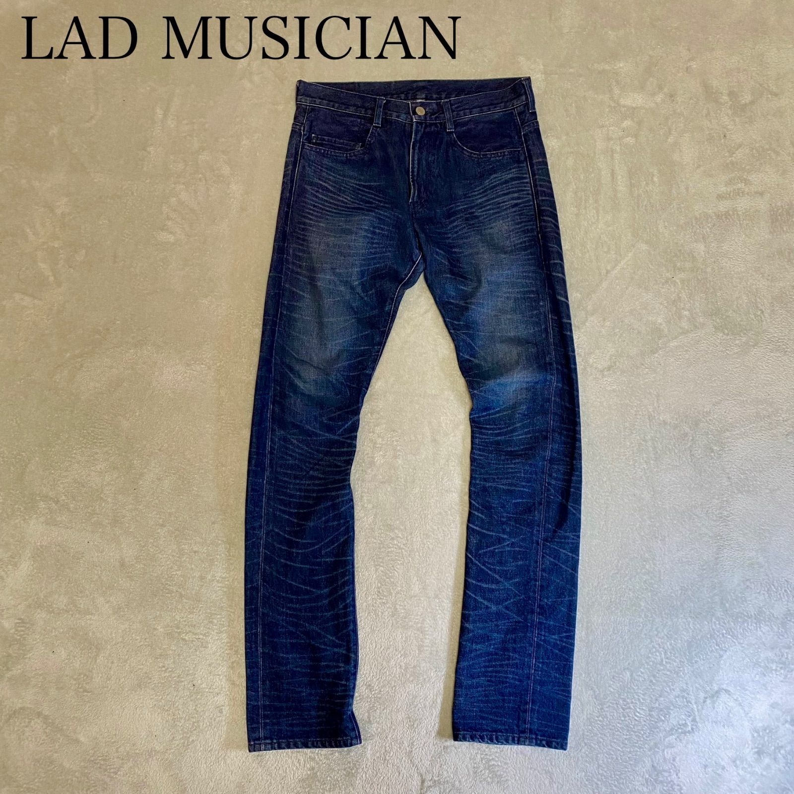 LAD MUSICIAN】希少モデル ハチノス デニムスリム ストレート サイズ 