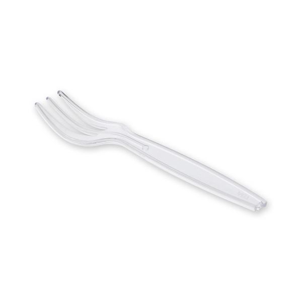 まとめ シモジマHEIKO プラスチックフォーク 9cm 透明 バラ 004513014 1セット 1000本 100本×10パック ×3セット