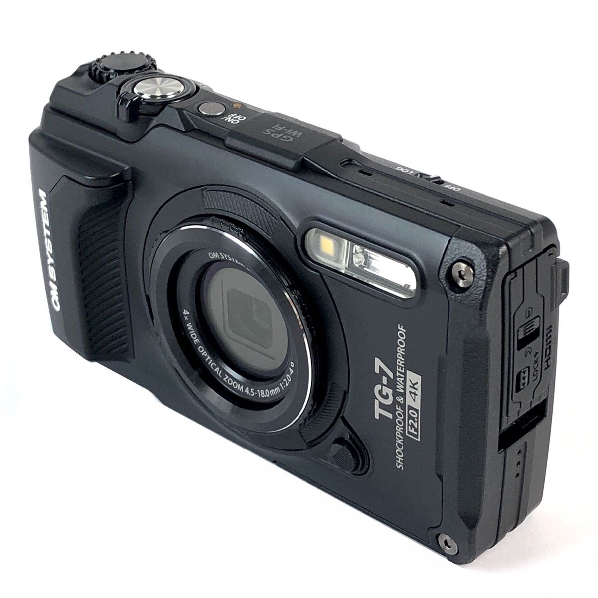 OM SYSTEM TG-7 コンパクトデジタルカメラ ブラック OM SYSTEM