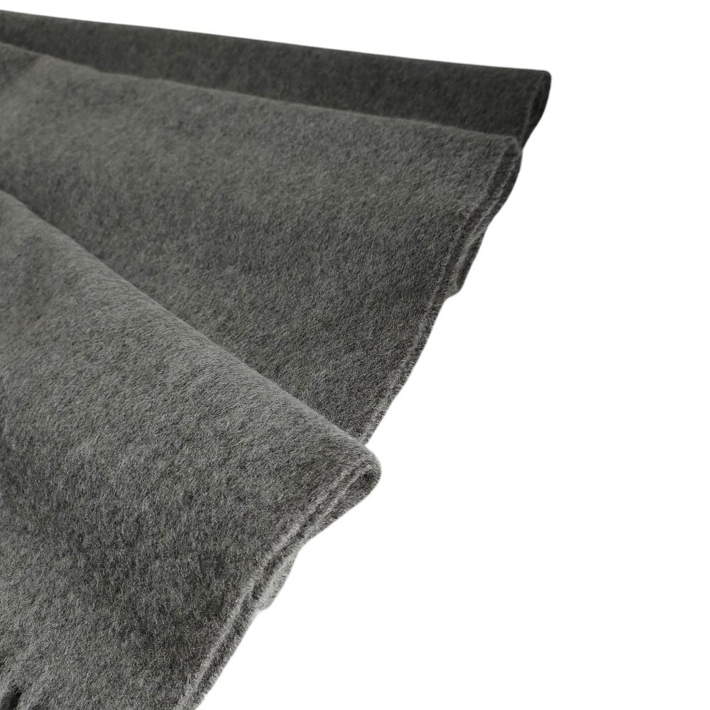 美品 Johnstons of Elgin ジョンストンズオブエルガン カシミヤ100% フリンジ ロングマフラー グレー メンズ レディース 古着 中古 USED 新品同様 Johnstons of Elgin ジョンストンズオブエルガン カシミヤ100