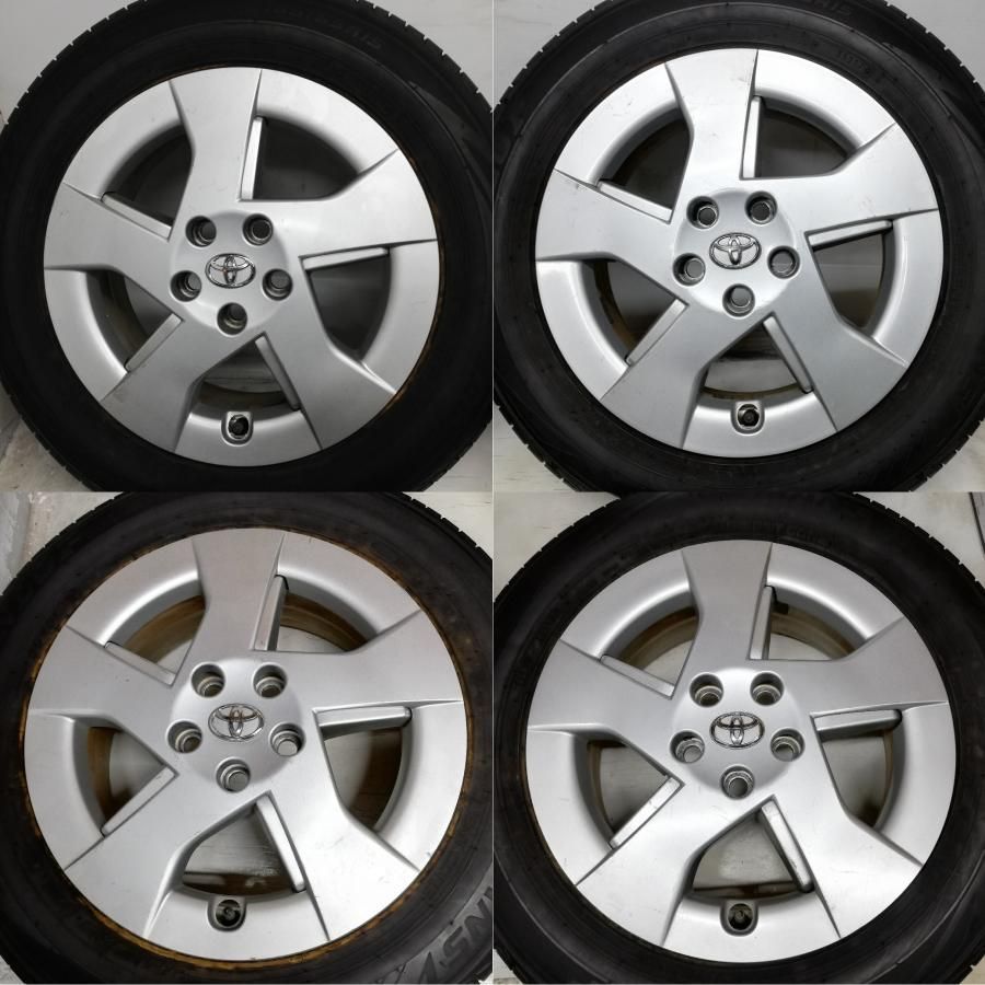 ノーマルタイヤ X ホイール 4本＞ 185/65R15 ダンロップ 15x6J プリウス 純正 5H -100 プリウス 20 30 ウィッシュ  中古 - メルカリ