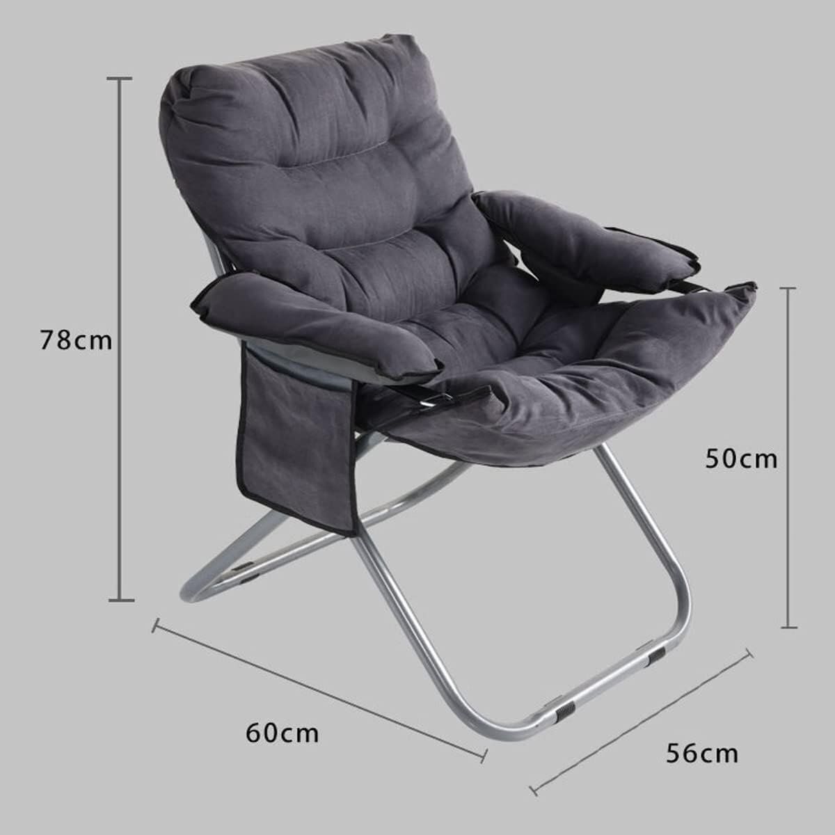 ☆リクライニングチェア 折りたたみチェア オットマン付き 軽量 3段階