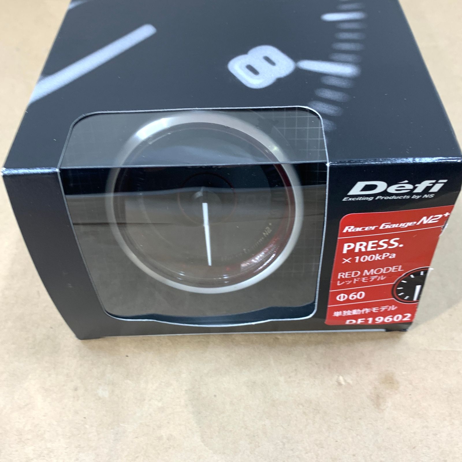 Defi デフィ レーサーゲージN2 レッド 圧力計 油圧計 燃圧計 0-1000kPa DF19602