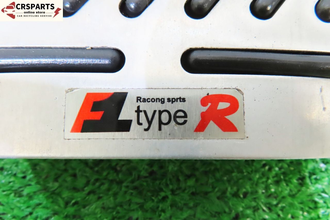 アルミ製 レーシングタイプ AT アクセル ブレーキ ペダルカバー 2点セット 取外 JE1 No 13812 LAWEED_CL