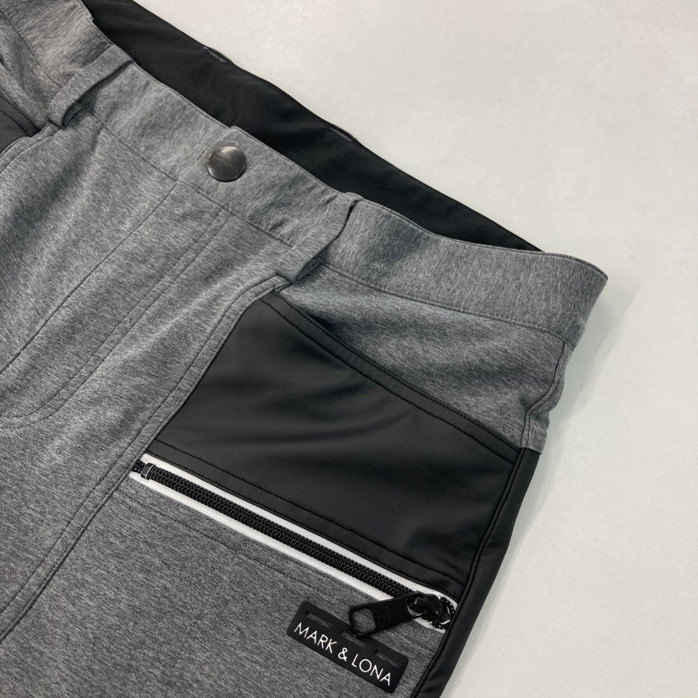 サイズ：48 MARK&LONA マークアンドロナ  ストレッチパンツ  グレー系 [240101452660] ゴルフウェア メンズ ストスト サイズ：48 MARK&LONA マークアンドロナ ストレッチパンツ