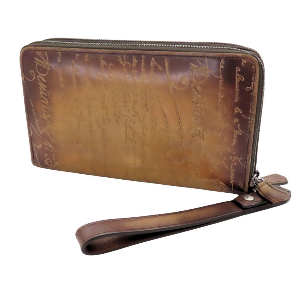 中古】 BERLUTI ベルルッティ カリグラフィ タリ スクリットレザー