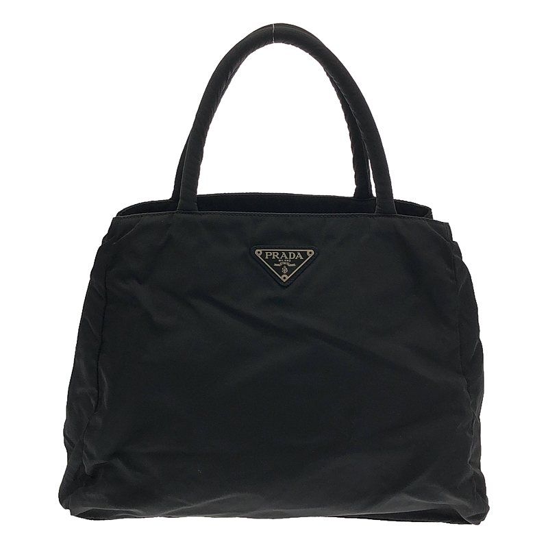 PRADA / プラダ | 三角 プレート ロゴ ナイロン ハンド トートバッグ