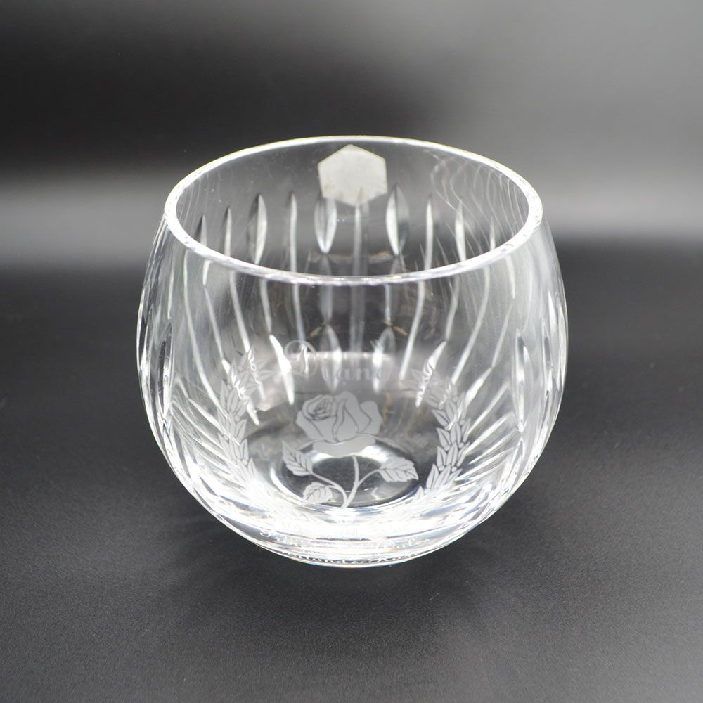 ヴィンテージ 雑貨 ガラスボウル ダイアナ妃メモリアル Stuart