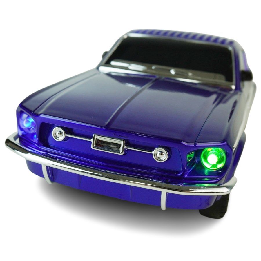新品25cmブルートゥーススピーカーフォードマスタングブルービンテージアメ車 1967 REPLICA CAR BLUETOOTH SPEAKER FORD MUSTANG 1967