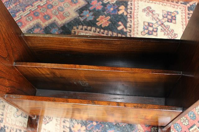 ☆送料無料☆イギリス アンティークマガジンラック 英国製 R-138